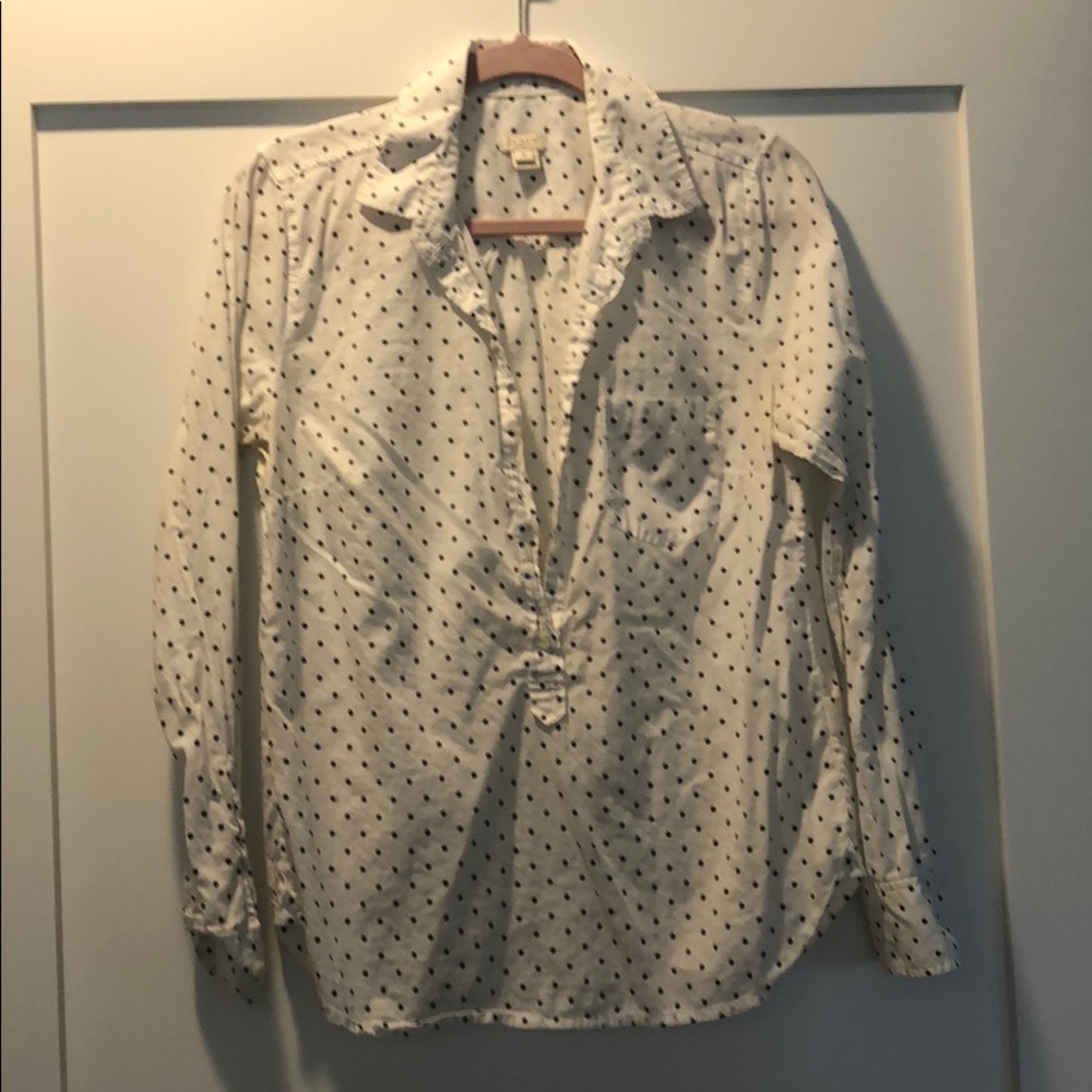 J.crew 3/4 button up